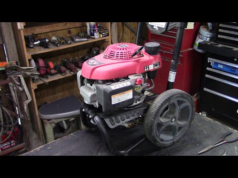 Видео: Ручной стартер резко дергается на мойке высокого давления Honda