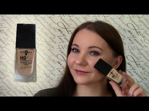 Видео: Тестирую тональную основу Bronx Colors Studioline HD TV Foundation//Увлажняет и омолажевает//Так ли?