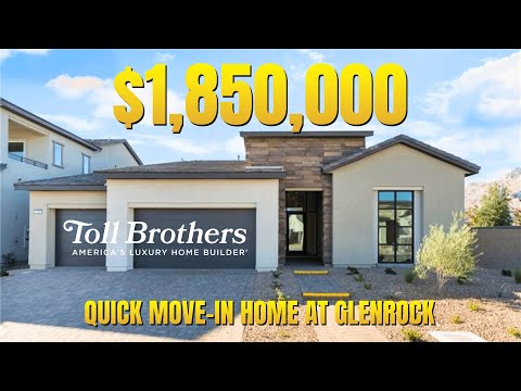 Видео: Новый дом Toll Brothers для быстрого заселения в Glenrock продаётся в Grand Park Village, Summerl...