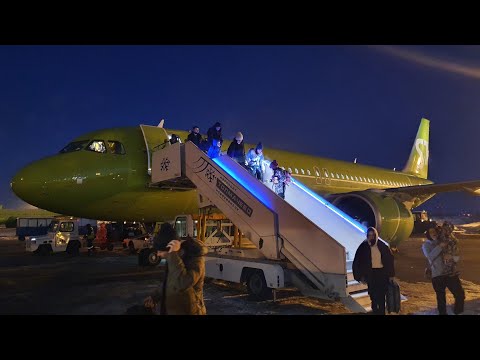 Видео: Airbus A320neo S7 Airlines, Санкт-Петербург - Новосибирск