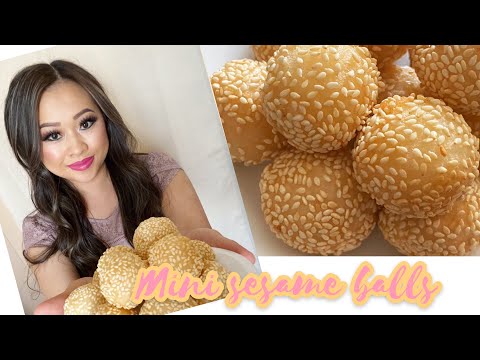 Видео: Кунжутные шарики (мини без начинки)