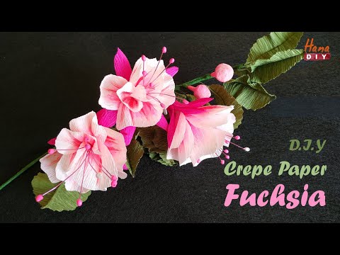 Видео: Как сделать гофрированную бумагу цвета фуксии - HanaDIY