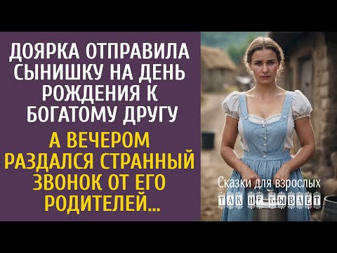 Видео: Доярка отправила сынишку на день рождения к богатому другу… А вечером раздался странный звонок…