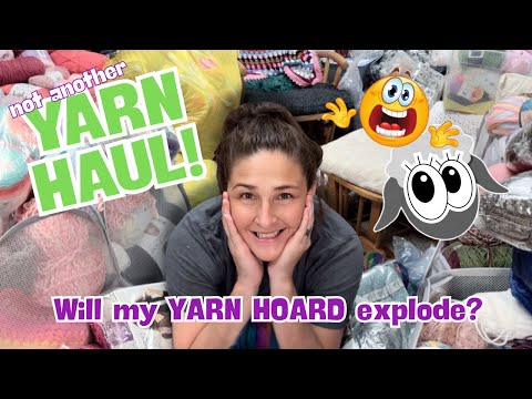 Видео: Еще одна огромная партия пряжи! 😳 Можно ли всё это организовать?