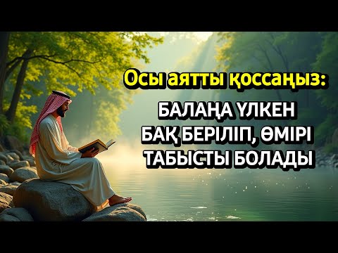 Видео: Осы аятты қоссаңыз! Балаңа үлкен бақ беріліп, өмірі табысты жемісті болады 🤲🤲💯🌹 #құран 