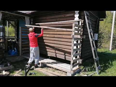 Видео: Как быстро построить дровник из остатков досок