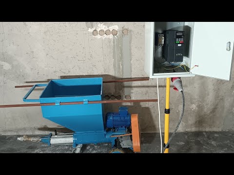 Видео: Шпатлевочный агрегат на 220в. Гродно 