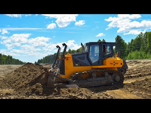 Видео: Бульдозер D10 ДСТ-Урал. Работа / Bulldozer D10 DST-Ural. Work.