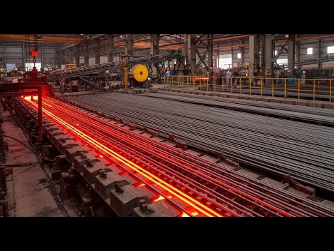 Видео: Как Корея массово производит арматуру, используя переработанный металлолом
