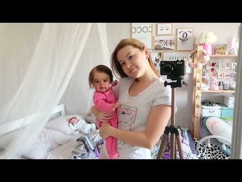 Видео: Morning reborn baby Evangelina and Louse Утро с реборном Евой и Луи