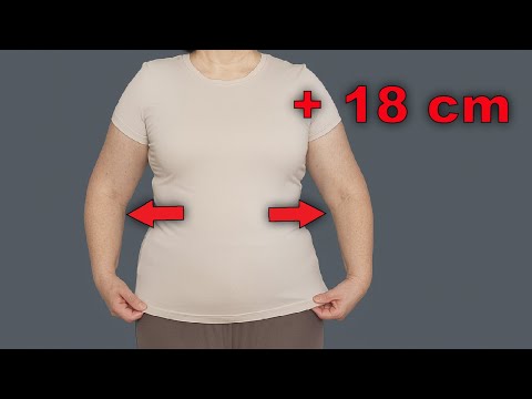 Видео: ИДЕЯ ДЛЯ ПЕРЕДЕЛКИ футболки — как УВЕЛИЧИТЬ размер