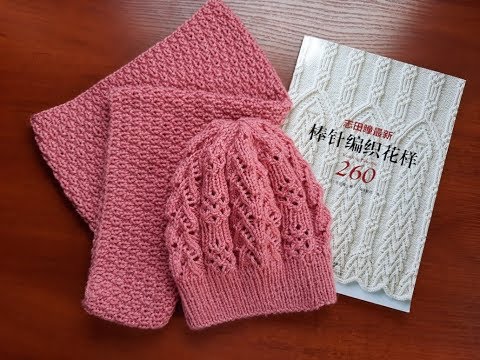 Видео: Шапочка спицами. Шарф - труба. Часть 4. Видео - отчет.