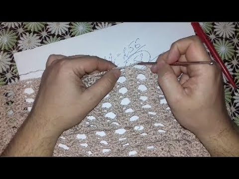 Видео: Переход от основного полотна к нижнему ряду мотивов юбки в пол из каталога Boston Proper