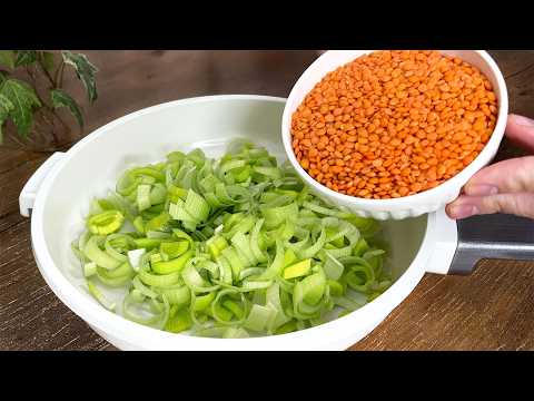 Видео: 👌 Чашка чечевицы и порей! Вкуснее мяса! Вы обязаны это попробовать! ВЕГАН рецепт!