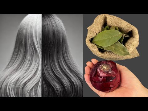 Видео: 2 ингредиента, которые навсегда сделают седые волосы черными от корня