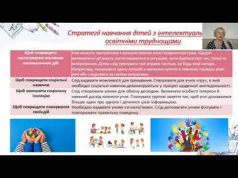 Видео: Категорії типологія освітніх труднощів у осіб з особливими освітніми потребами. Вейлерт Ю. К.