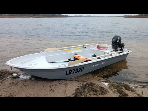 Видео: Лукна. Обкатка лодки троллингом. 09.11.2024