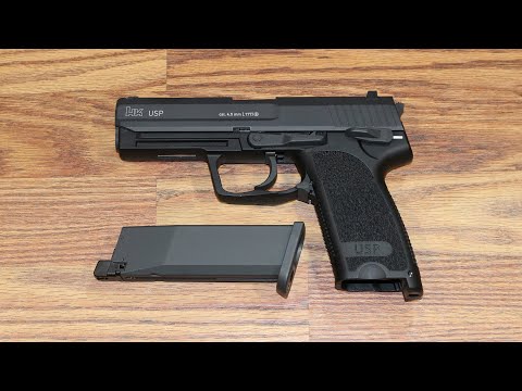 Видео: Обзор пневматического пистолета UMAREX Heckler & Koch USP - 5.8346