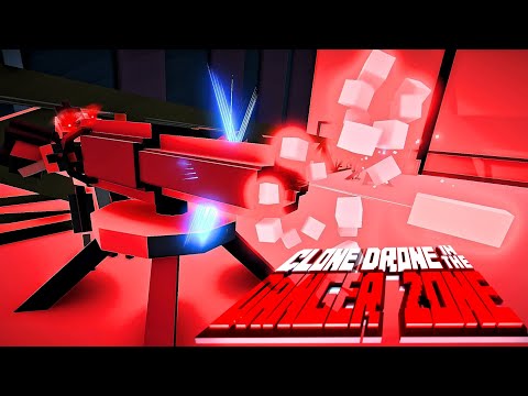 Видео: ИСПЫТАНИЕ ТУРЕЛЕЙ?! ▶ CLONE DRONE IN THE DANGER ZONE