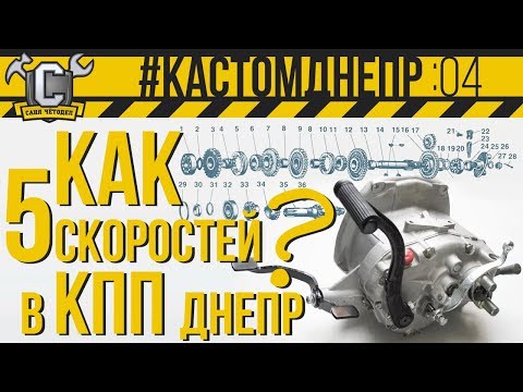 Видео: 5 СКОРОСТЕЙ В КПП ДНЕПР!!! Полный обзор и разбор ПЯТИСТУПКИ на Днепр/Урал. #КастомДнепр: 4 серия