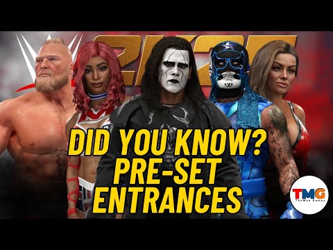 Видео: WWE 2K25: Знаете ли вы, что есть предустановленные входы?