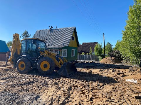 Видео: Благоустройство дачного участка в Архангельске. Планировка территории.
