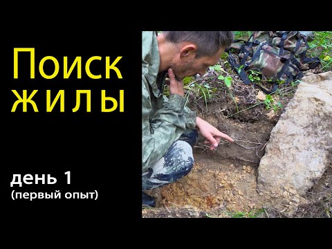 Видео: Поиск жилы (день 1) Первый опыт