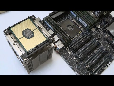 Видео: Установка процессора Intel Xeon в разъем LGA3647