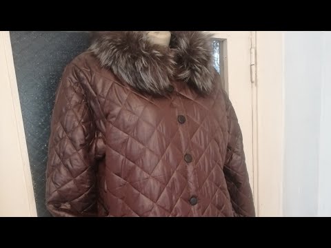 Видео: Куртка бичиб тикамиз 60размерда ичи сирти алохида. шьём зимние куртку ve sew a vest