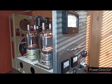 Видео: подготовка усилителя на 2х-гу81 к работе