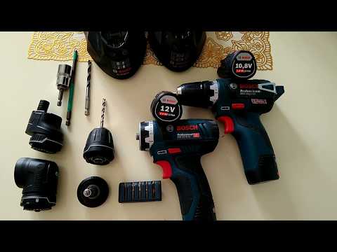 Видео: Щуруповерты GSR 12V-15FC  GSR 10.8V-EK
