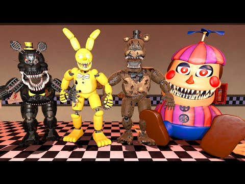 Видео: КАКОЙ АНИМАТРОНИК САМЫЙ СТРАШНЫЙ ОБЗОР МОДА В ГАРРИС МОД FNAF COOP ► Garry's Mod