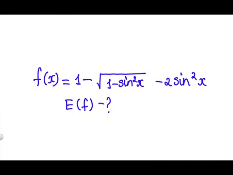 Видео: Берілген функцияның мәндер жиынын табу