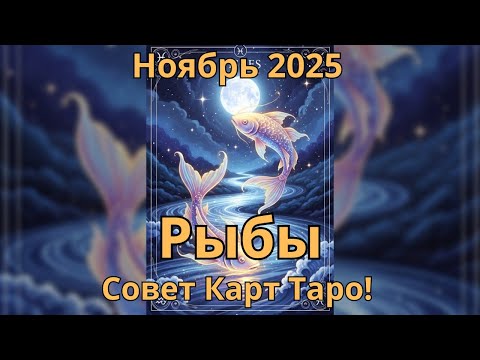 Видео: ♓ Рыбы Прогноз Таро на ноябрь 2025 Tarot Forecast Pisces