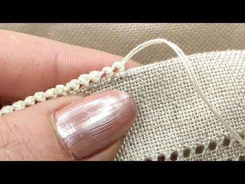 Видео: КРАСИВА ОБРОБКА Края Вишивки | Ажурна кайма | Beautiful Hand Embroidery