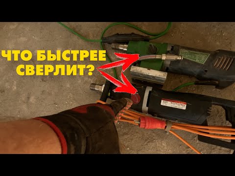 Видео: Проверяю, что сверлит быстрее на сухую, дрель BYCON DB 202D или двигатель BYCON DMP 252B