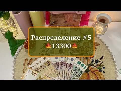 Видео: #5 Распределение 13300 по системе денежных конвертов 💌🍁 #распределениеденег #cashenvelopes #бюджет