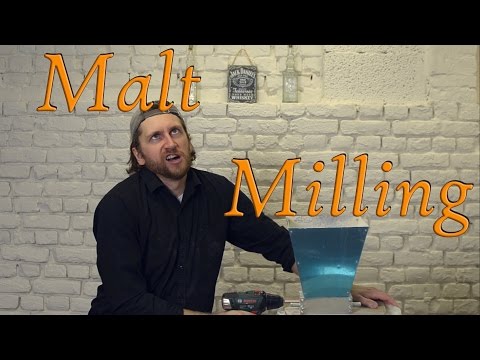 Видео: Помол солода. Пшеничный и ячменный. Malt Milling. Wheat and barley malt.