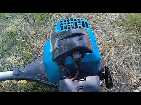 Видео: Как запустить мотокосу.