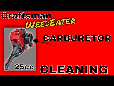 Видео: Как очистить засоренный карбюратор на двухтактном 25-кубовом двигателе (сорнякоуборочная машина, ...