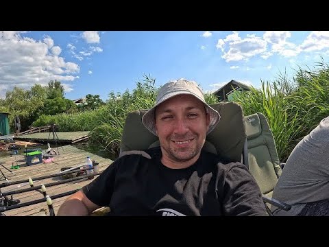 Видео: Суточная рыбалка на карпа в жару на Днестре в середине июля в  Маяках. Карп, карась, сомик!