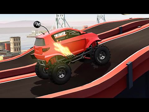 Видео: ЛЕГЕНДАРНЫЙ MMX Hill Climb красная машинка Микрон прохождение игры на андроид