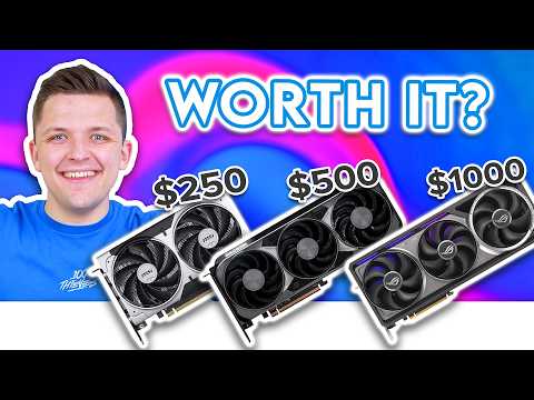 Видео: Видеокарта за 250 долларов, 500 долларов и 1000 долларов! 🤔 [Вы ДЕЙСТВИТЕЛЬНО можете почувствоват...