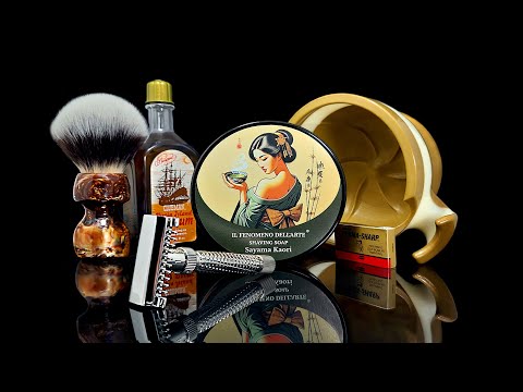 Видео: Бритьё, IL FENOMENO DELL'ARTE NEW, YAQI, adjustable razor, 3D для ВКБ, Clubman Bay Rum, бритье