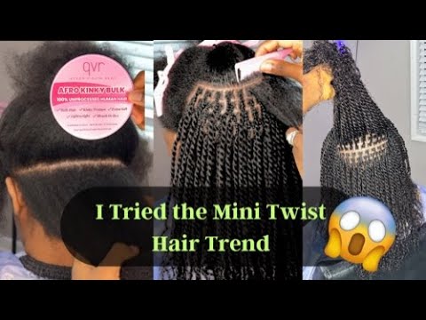 Видео: Урок по созданию идеального мини-твиста с волосами QVR | Подробное видео 🔥