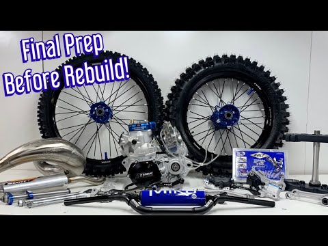 Видео: Финальная подготовка к сборке YZ250 (детали получились просто потрясающими)! Часть 10