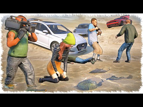 Видео: Джонни мен Жасмин достарымен демалысқа шықты (GTA V)