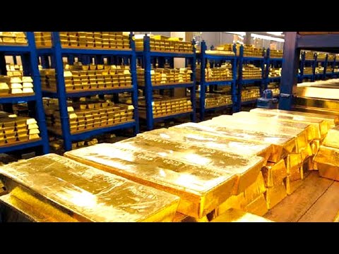 Видео: Как Делают Самые Дорогие Слитки Золота в Мире