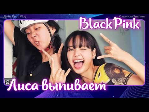 Видео: Blackpink Лиса и Ёнджи выпивают на шоу. Озвучка