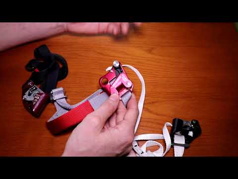 Видео: Сравнение ножных зажимов пантин от Petzl, Krok, Camp